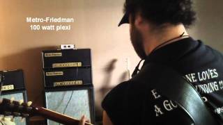 MetroFriedman plexi  LA amp show 2011 Clip 1 [upl. by Abate]