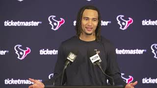 CJ Strouds postgame press conference after Week 8 win over Indianapolis Colts [upl. by Xaviera]