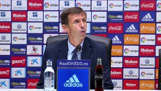 Rueda de prensa Ziganda  Real Oviedo  Fuenlabrada CF [upl. by Nosloc]