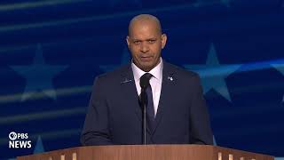 WATCH Sgt Aquilino Gonell speaks at 2024 Democratic National Convention  2024 DNC Night 3 [upl. by Dwaine716]