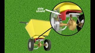 How to Apply Lawn Fertilizer Using a Rotary Spreader [upl. by Mccreary]