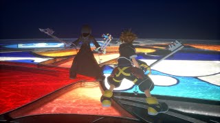 KH3 MODS Hooded Roxas vs KH2 Sora With Vanitas moveset Critical Mode No Damage [upl. by Dougie]