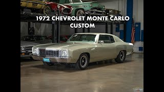 Chevrolet Monte Carlo Custom arrives for sale at West Coast Classics Torrance CA [upl. by Aineval]