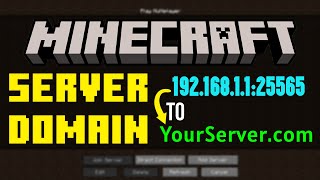 How To Get A Domain for Your Minecraft Server [upl. by Adiuqal]