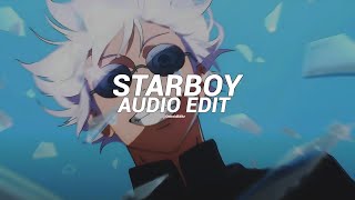 Starboy  The Weeknd audio edit [upl. by Lamar]