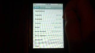 iOS 421 on iPod Touch 2g Walk through [upl. by Annekim557]