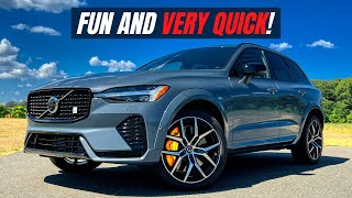 Fun and QUICK 2022 Volvo XC60 T8 Polestar Engineered Review [upl. by Ahsinauq]