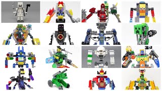 I Upgraded 20 LEGO Robots My Son built [upl. by Renata11]