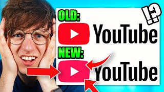 Youtube has changed its logo CRAZY UPDATE [upl. by Joyann]