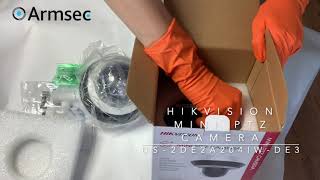 Quick unpacking of Hikvision Mini PTZ Camera DS2DE2A204IWDE3 [upl. by Arber]