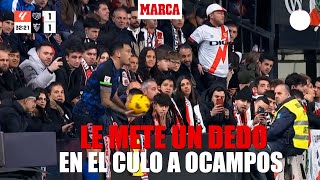 ¡Lo nunca visto Un aficionado introduce un dedo en el ano de Ocampos I MARCA [upl. by Vassily]