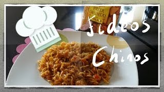 RECETA Fideos Chinos con pollo [upl. by Imyaj]