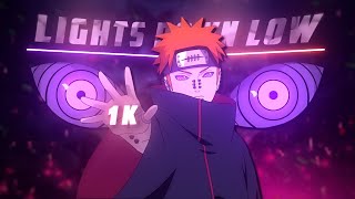 Naruto  Lights Down Low AMVEDIT  1K Edit 💞 [upl. by Airym]