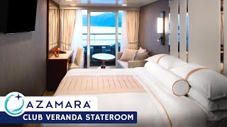 Azamara Quest  Club Veranda Stateroom Full Walkthrough Tour amp Review 4K  Azamara Club Cruises [upl. by Nosretep]