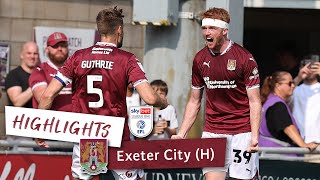 HIGHLIGHTS Northampton Town 0 Wycombe Wanderers 2 [upl. by Nosraep738]