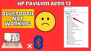 How to Solve HP Pavilion Aero 13 Bluetooth Connection Problem Windows 1011 [upl. by Laughton195]