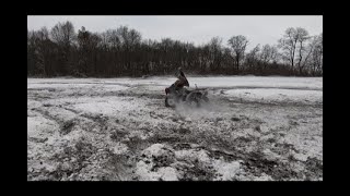 2024 Cforce 1000 overland and Xmr 1000R having some fun in the snow and mud [upl. by Reade51]