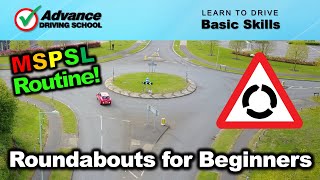 Roundabouts for Beginners  Learn to drive Basic skills [upl. by Anrehs]