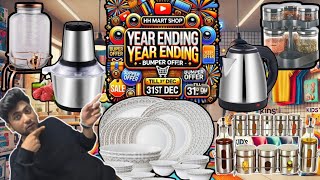 Year Ending Bumper Offer Till 31st Dec 🥳  HH Mart  Crockery Items  Households Products crockery [upl. by Drawde872]