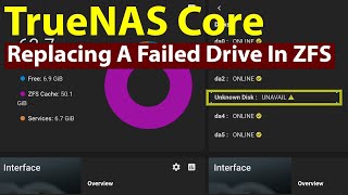 How To Replace A Drive In Your TrueNAS ZFS Pool [upl. by Enilrac]