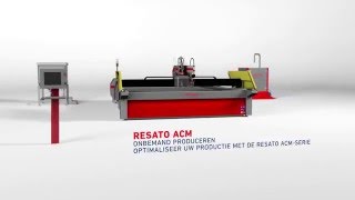 Onbemand waterstraalsnijden  Resato Waterjet Technology [upl. by Cheri]