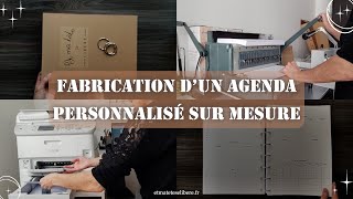 Fabrication dun agenda personnalisé sur mesure Et ma tête se libère [upl. by Inge]