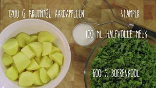 Boerenkoolstamppot recept  Jumbo [upl. by Eerrehc]