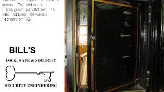 Diebold Safe Opening Natick MA  safe cracking [upl. by Furtek]