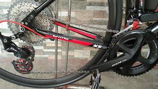 RoadBike Setup Crank with 53t39t amp Cogs 11t42t [upl. by Akenehs765]