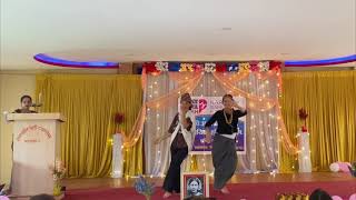 Dada Ghare Saili By Binisha amp Kriyasha  Cover dance  Welcome Farewell  NPINSH🏥👩‍⚕️ [upl. by Enilehcim]