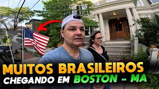 MUITOS BRASILEIROS CHEGANDO EM MASSACHUSETTS  VEJA ISSO [upl. by Meeks]