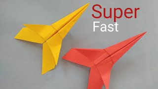 How to make an airplane out of paper  Paper airplanes fly far [upl. by Haorbed]