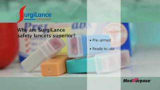 About SurgiLance Safety Lancets [upl. by Yole]