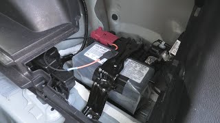 Toyota RAV4 Hybrid 20192025 12V Battery Location [upl. by Juster]