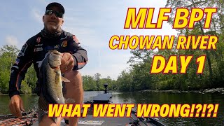 Chowan River MLF BPT DAY 1  What went wrong [upl. by Annabela]