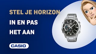 Hoe stel je je Casio Edifice Classic horloge in en pas je het aan [upl. by Amitie]