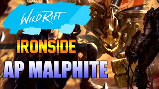 IRONSIDE SKIN GAME PLAY  AP MALPHITE [upl. by Ymer850]