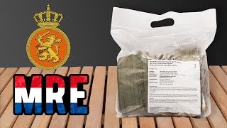 PROVEI A COMIDA DO EXÉRCITO DA HOLANDA VERSÃO NOVA  MRE [upl. by Cerell]