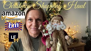 🎄NEW IN DEC🎄 CHRISTMAS SHOPPING HAUL BampM LOOK FANTASTIC AMAZON DECOR CLOTHING HAIR BEAUTY🎄 [upl. by Ainolloppa]