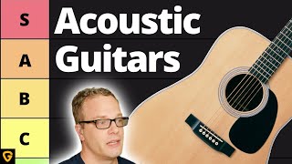 Whats The BEST Acoustic Guitar Brand Tier List [upl. by Hayila571]