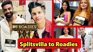 SPLITSVILLA CONTESTANT GOING TO ROADIES ROADIES DOUBLE CROSS CONTESTANTS LIST ROADIES DOUBLE CROSS [upl. by Jamil536]