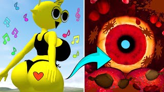 NEW WHATS INSIDE LOVE PINK LOVE YELLOW SONG SPRUNKI in Garrys MOD [upl. by Yrahcaz29]