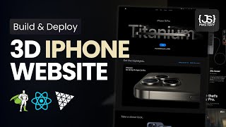 Beginner Threejs amp GSAP Tutorial  Build and Deploy an Apple Website using React [upl. by Madea]