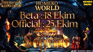 253 HomekoWorld Yeni Sunucu Açıklandı Ödüllü Beta 18 Ekim Official 25 Ekim knightonline Homekow [upl. by Atelokin]