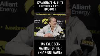 Hawkeye Kylie Feuerbach Breaks Out Against Northern Illinois shorts [upl. by Airun497]