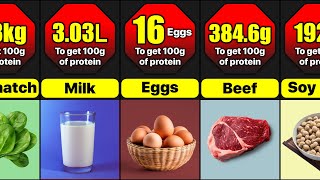 What Does 100g Of Protein Looks Like In Different Foods [upl. by Enneirb]