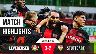 Leverkusen vs Stuttgart 32 HIGHLIGHTS soccercaption [upl. by Jarrett151]