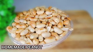 Easy Way To Make Roasted GrandnutPeanut  How To Fry Grandnut Step by Step [upl. by Naujek270]