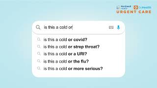Northwell Health  GoHealth Urgent Care URI Search Bar [upl. by Arihsa]