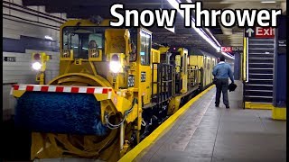 ⁴ᴷ Snow Throwers being transferred to Coney Island Yard [upl. by Atram]